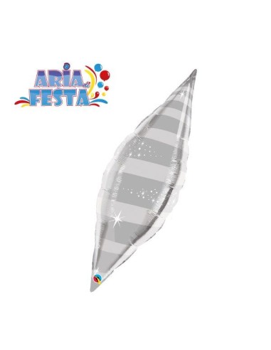 38"TAPER SWIRL SILVER