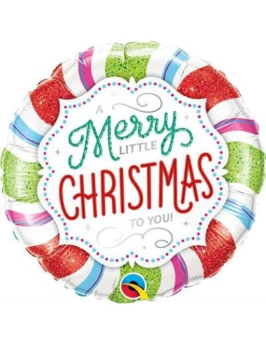 18"MERRY LITTLE CHRISTMAS