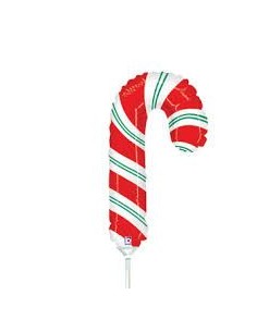14"CANDY CANE MINI RED CF.10