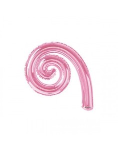 14"KURLY SPIRAL ROSA CF 5