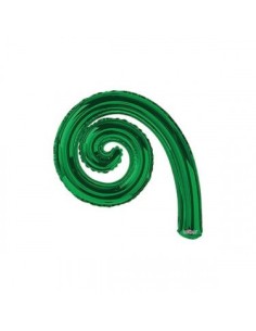 14"KURLY SPIRAL GREEN CF 5