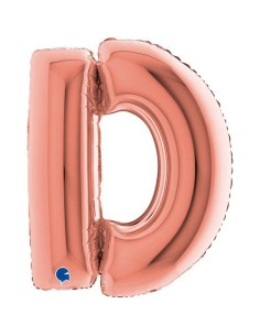 LETTERA D ROSE GOLD CM 102