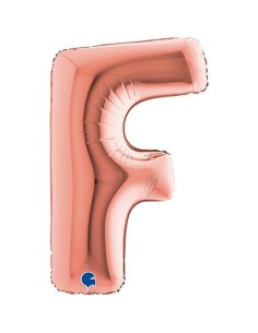 LETTERA F ROSE GOLD CM 102