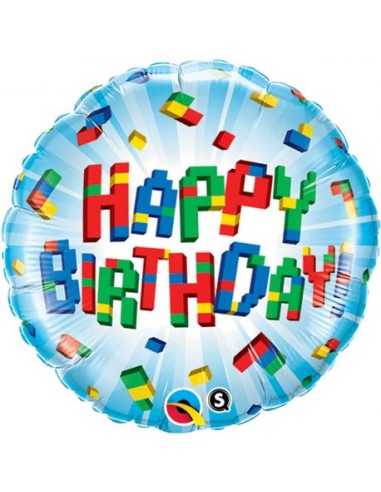 18"BDAY EXPLODING BLOKS