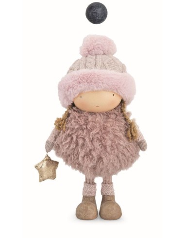 BAMBINA PELLICCIA ROSA CSTELL