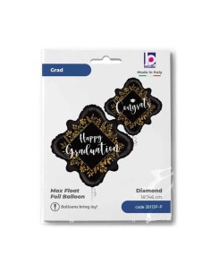 18"GOLD LEAF GRADUATION