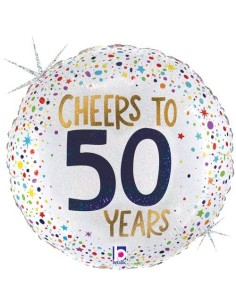 18"CHEERS TO 50 YEARS