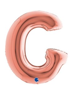 LETTERA G ROSE GOLD CM 102