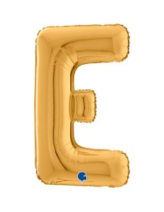LETTERA E GOLD CM 66