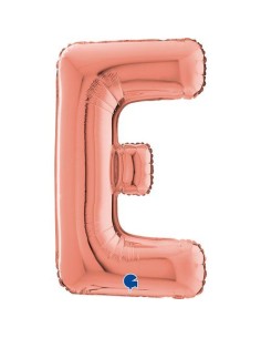 LETTERA E ROSE GOLD CM 66