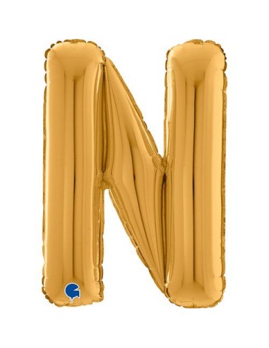 LETTERA N GOLD CM 66