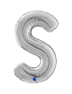LETTERA S SILVER CM 66