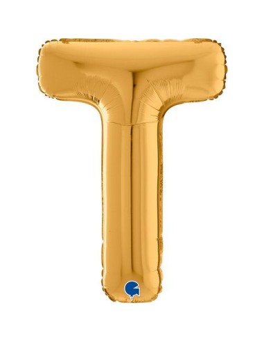 LETTERA T GOLD CM 66