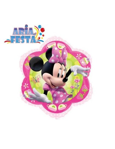18"MINNIE LIME E FUXIA