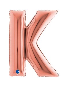 LETTERA K ROSE GOLD CM 102