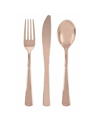 ASST 18 SILVERWARE ROSE GOLD