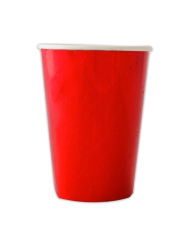 BICCHIERE ROSSO METAL