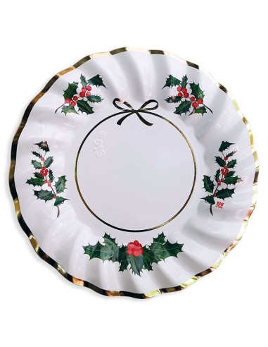6 PIATTI CM 30 CHRISTMAS CHIC