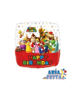 18"MARIO BROSS HAPPY BIRTH