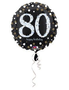 18"SPARKLING BDAY 80