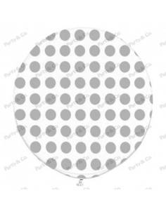 24"BOBO BALLOON POIS ARGENTO