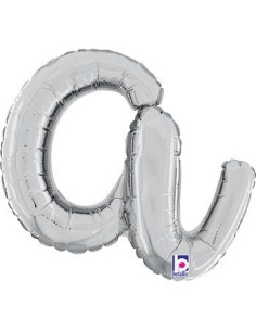 LETTERA A SCRIPT SILVER CM 35