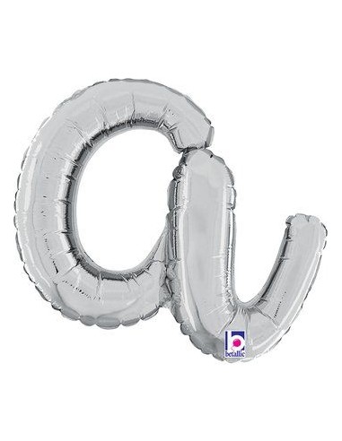 LETTERA A SCRIPT SILVER CM 35