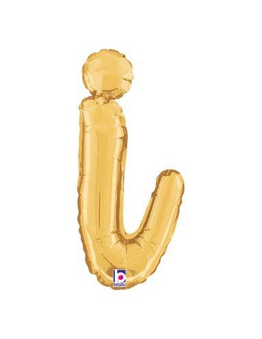 LETTERA I SCRIPT GOLD CM 35