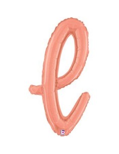 LETTERA L SCRIPT ROSE GOLD CM 61