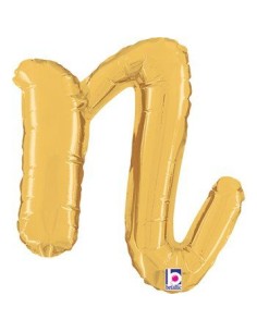 LETTERA N SCRIPT GOLD CM 35