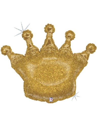 36"CROWN GLITTERING HOLOGRAPHIC