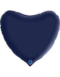 HEART 36 INC SATIN BLUE NAVY