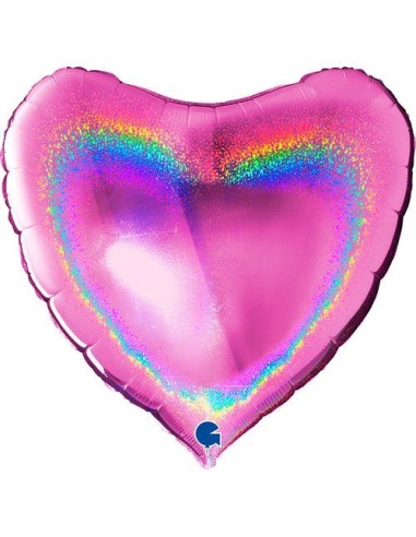 HEART 36 INC HOLOGRAPHIC FUXIA