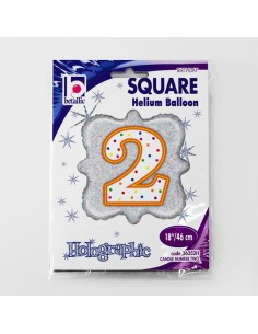 SQUARE 18"CANDLE N.2 HOLOG