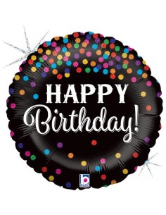 18"GLITTERING BIRTHDAY CONFETTI