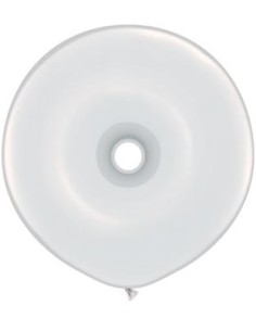 16"GEO DONUT WHITE PZ 25