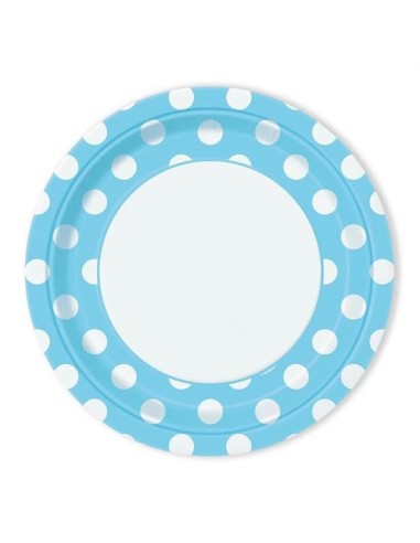 PLATES POWDER BLUE