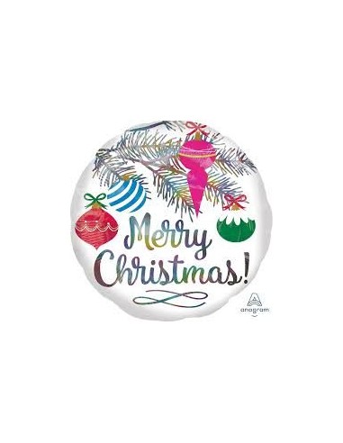 18"IRIDESCENT CHRISTMAS