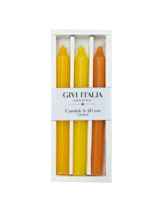 SC.3 CANDELE CILINDRICHE YELLOW CM.21