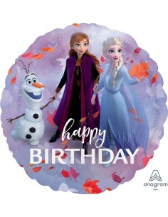 18"FROZEN 2 HAPPY BIRTHDAY CM 43