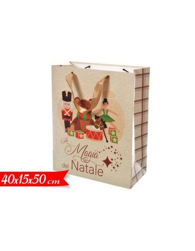 BUSTA 40X50X15CM MAGICO NATALE