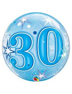 22"SINGLE BUBBLE STARBURST 30 BLUE