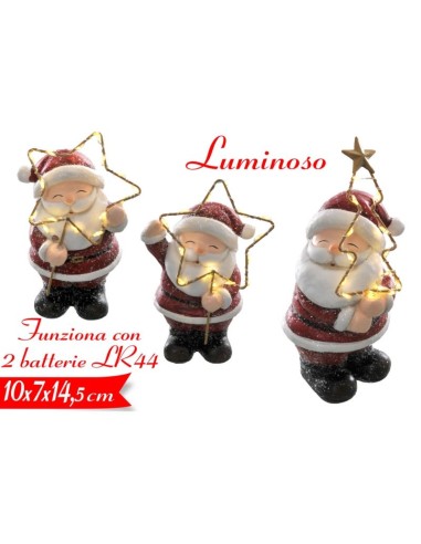 BABBO NATALE CLUCI 10X7X14,5