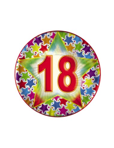 PIATTO CM 18 ANNI 18