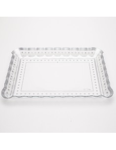 VASSOIO PET SILVER GRACE 30X40