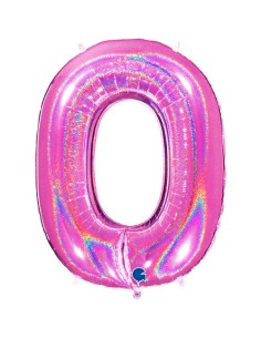 NUMERO 0 HOLO GLITTER FUXIA CM 102