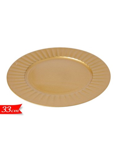PIATTO DECORATIVO SVUOTATASCHE ORO