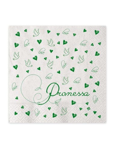 TOVAGLIOLO 33X33 LOVE PROMESSA