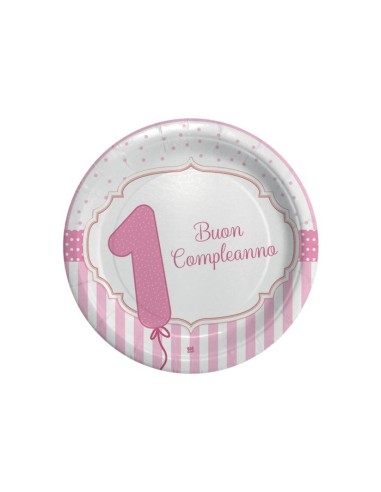 PIATTI CM 18 BUON PRIMO COMPL ROSA