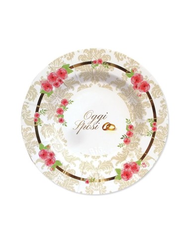 PIATTI CM 25 ROMANTIC WEDDING